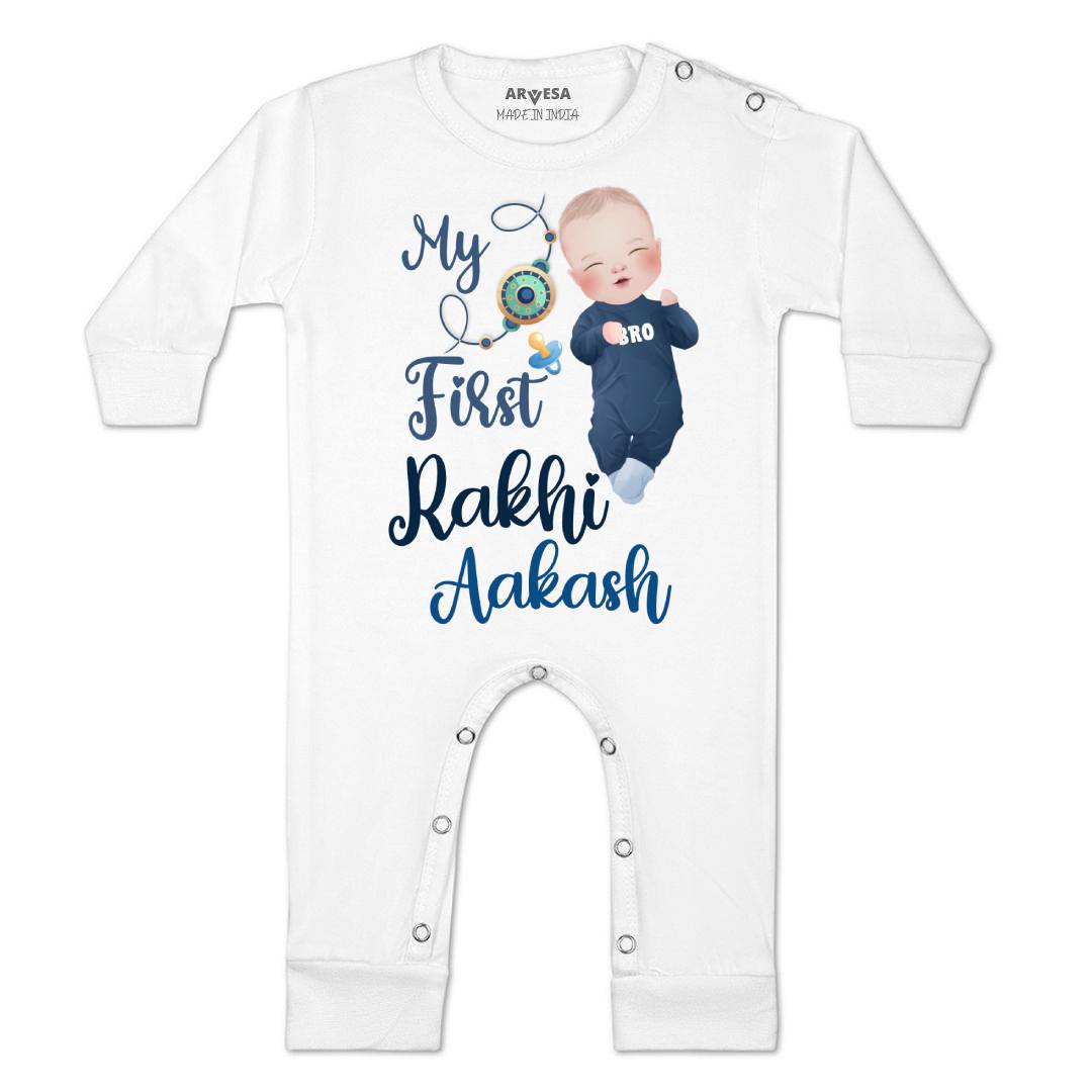 Arvesa My First Rakhi  Baby Boy & Girl Dress