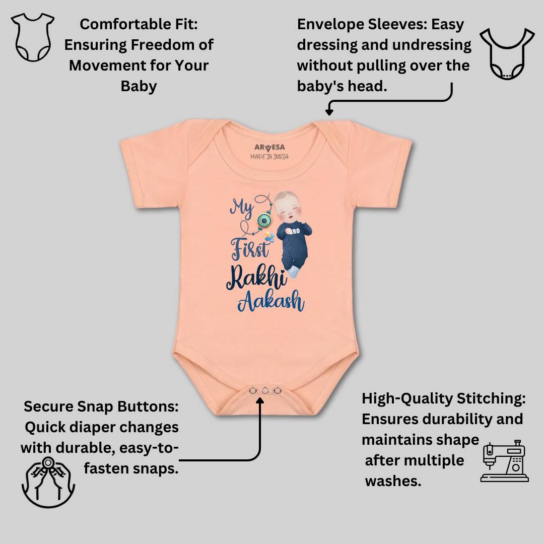 Arvesa My First Rakhi  Baby Boy & Girl Dress