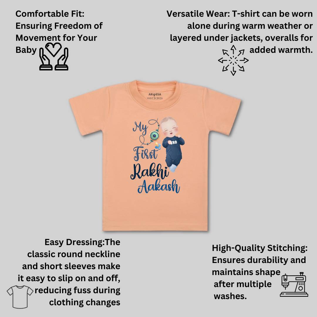 Arvesa My First Rakhi  Baby Boy & Girl Dress