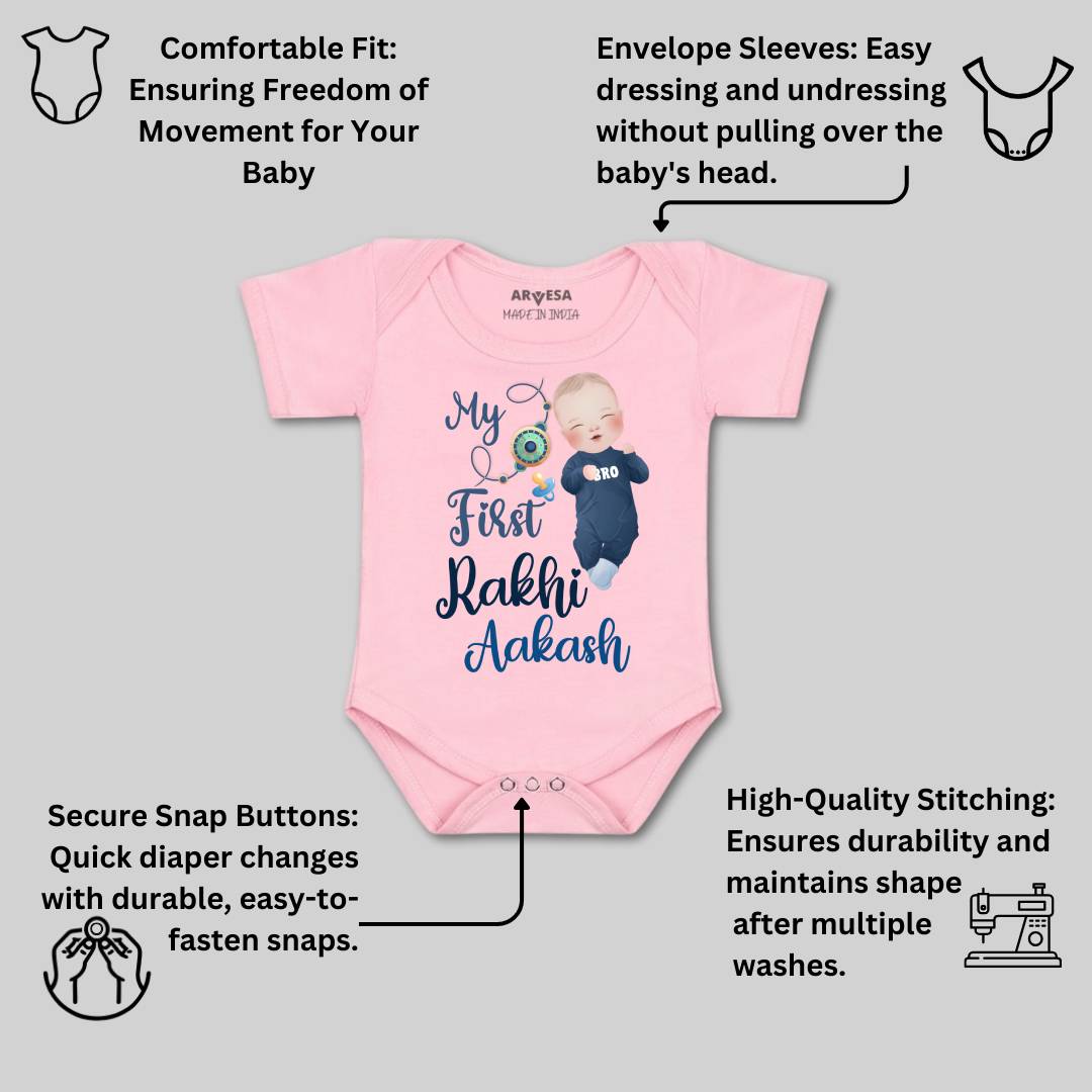 Arvesa My First Rakhi  Baby Boy & Girl Dress