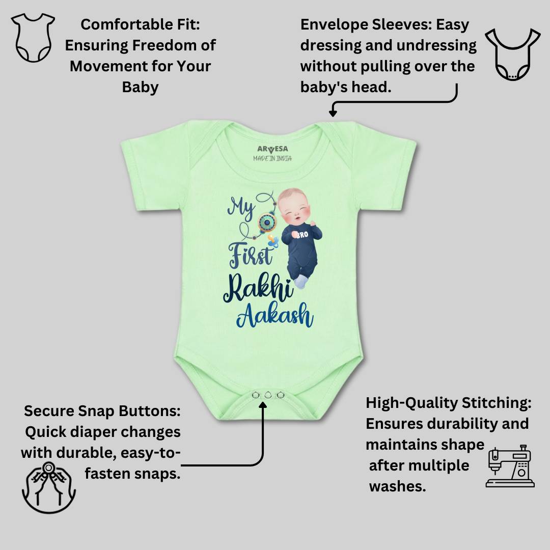 Arvesa My First Rakhi  Baby Boy & Girl Dress