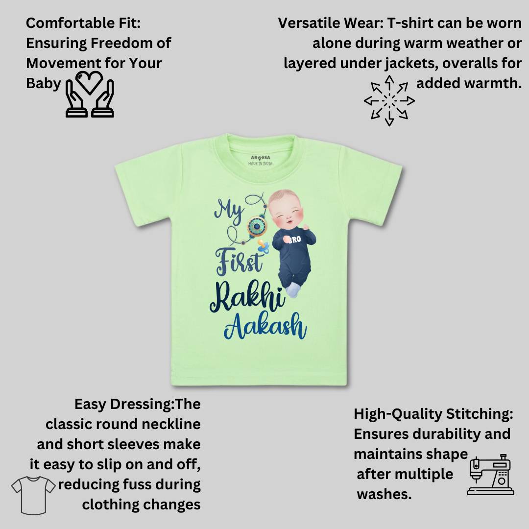 Arvesa My First Rakhi  Baby Boy & Girl Dress