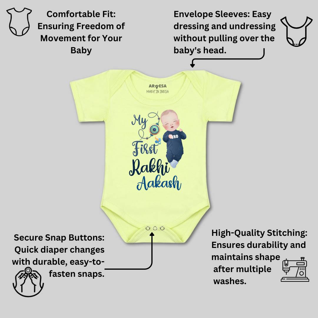 Arvesa My First Rakhi  Baby Boy & Girl Dress