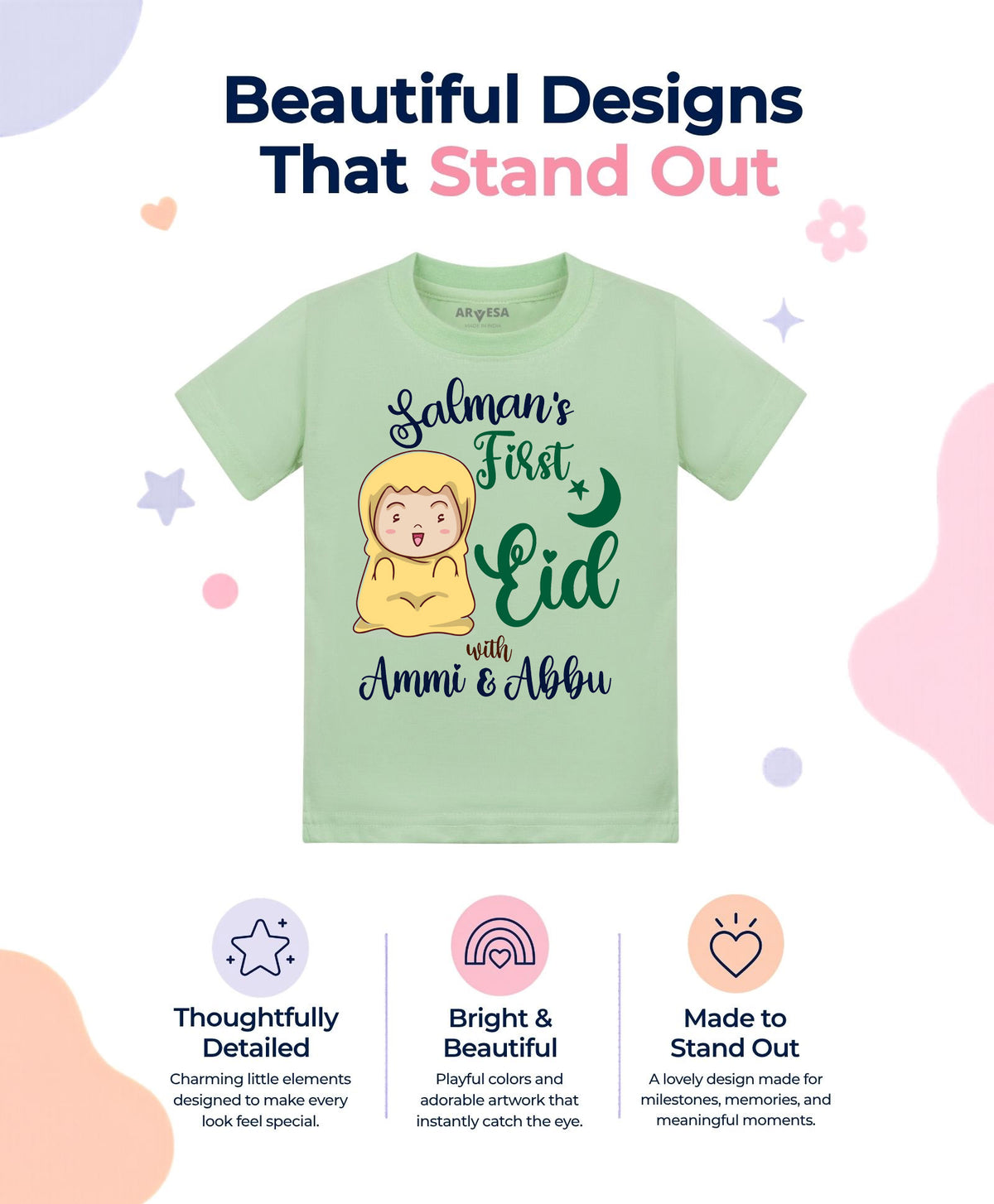 Yes | My First Eid - T-shirt