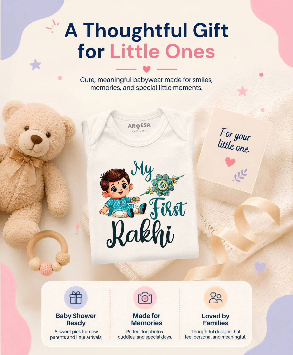No | My First Rakhi - Romper