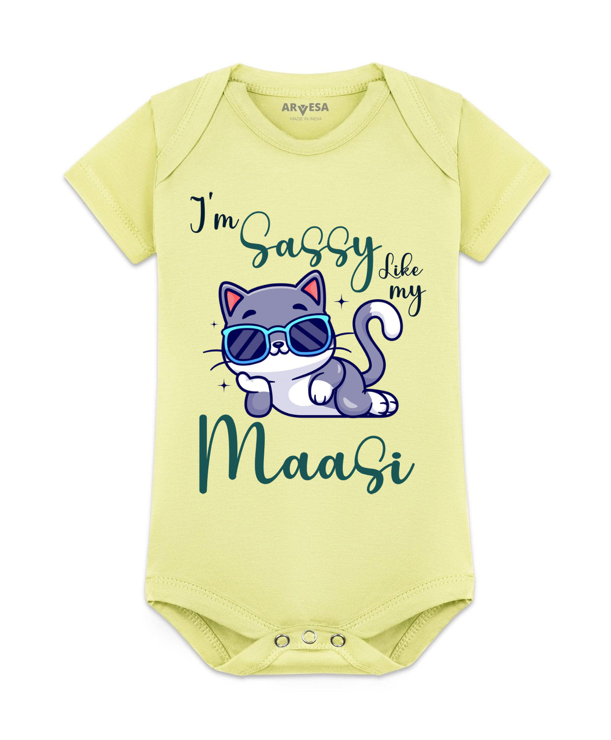No | I Am Sassy Like My Bua Maasi - Romper