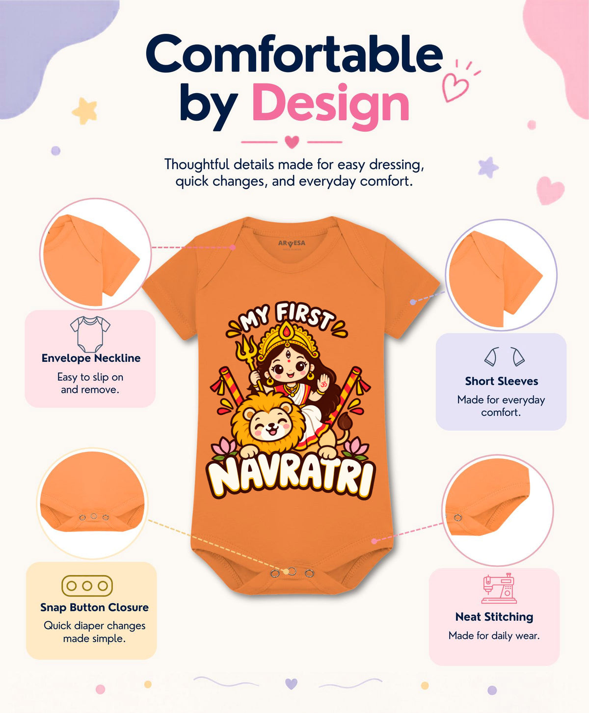 No | My First Navratri - Romper
