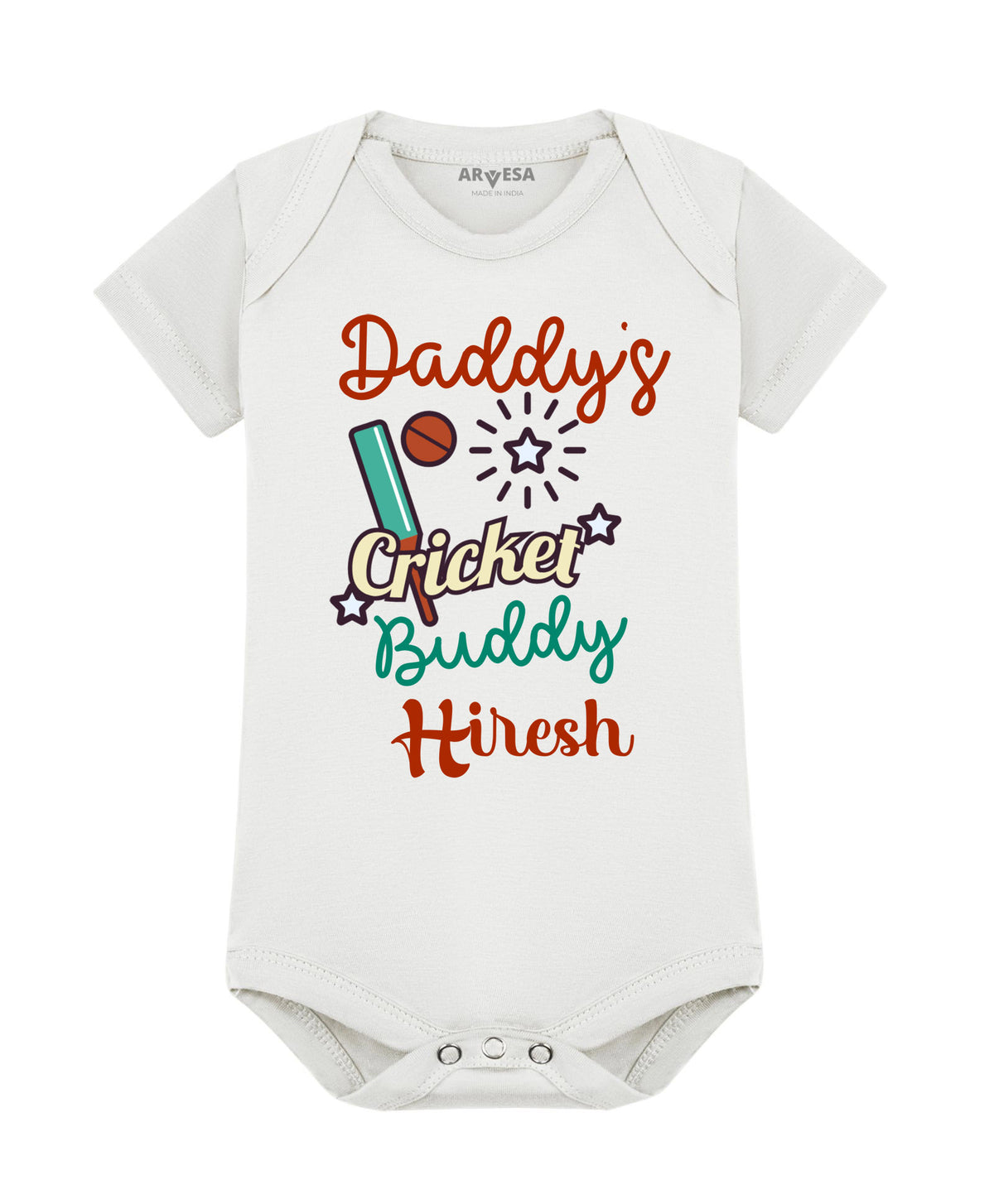Yes | Daddy Cricket Buddy - Romper