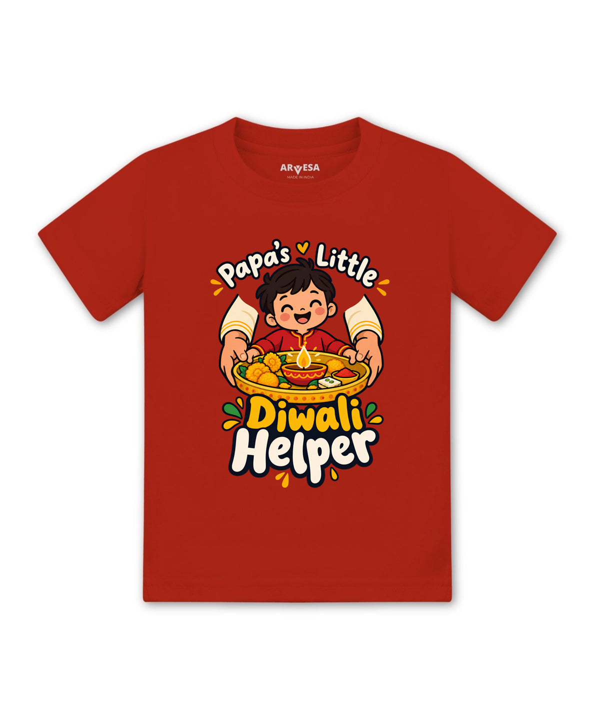 Papa's Little Diwali Helper - T-shirt