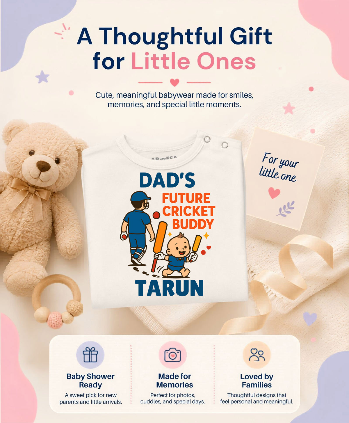 Yes | Dad's Future Cricket Buddy - Jumpsuit