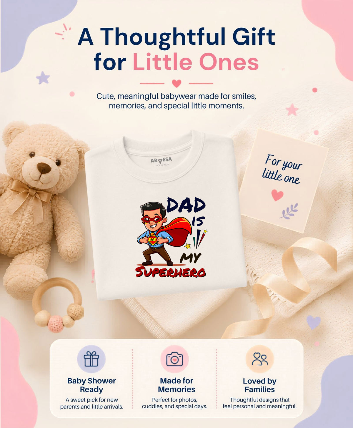 No | Dad Is My Superhero - T-shirt