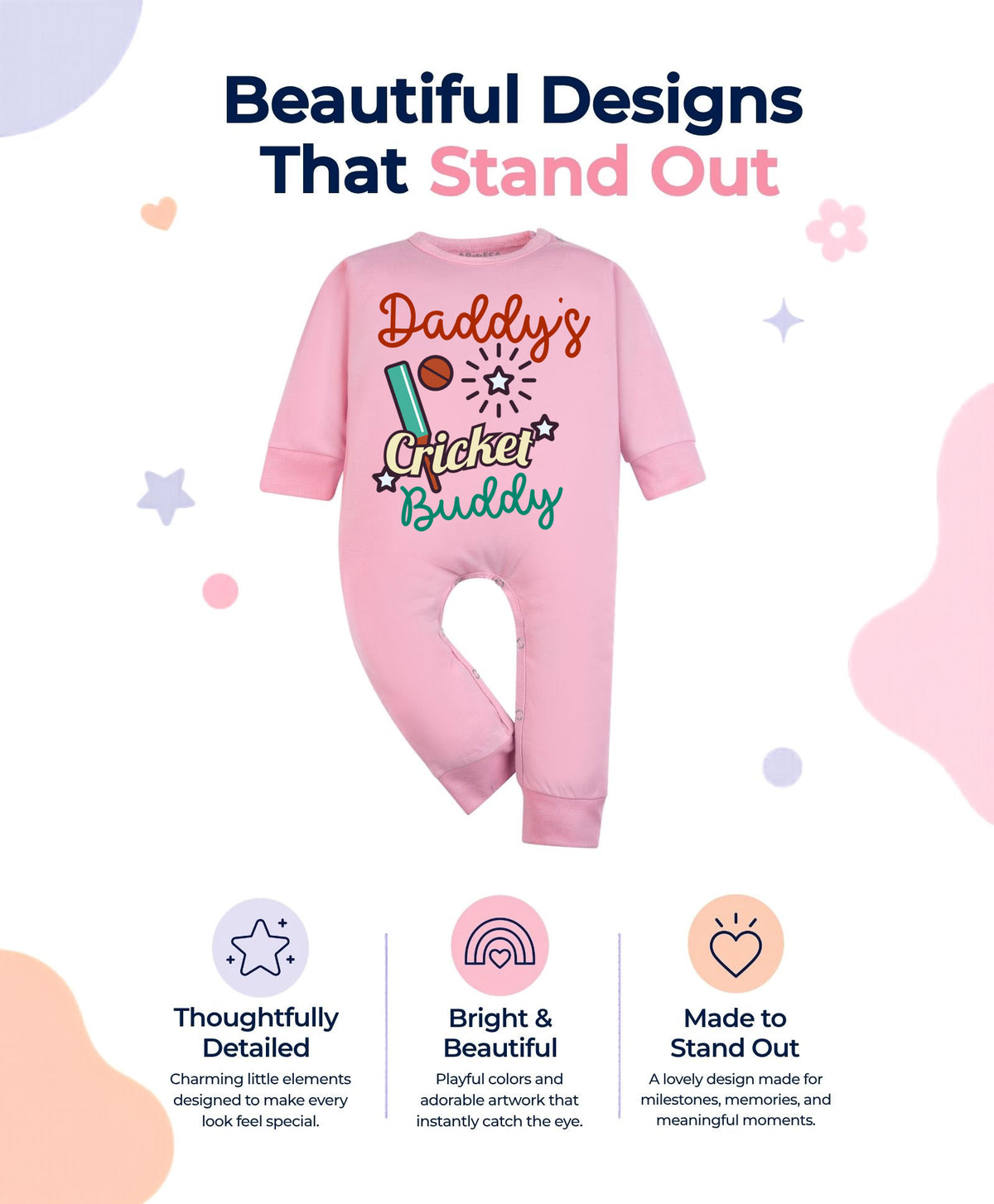 No | Daddy Cricket Buddy - Jumpsuit