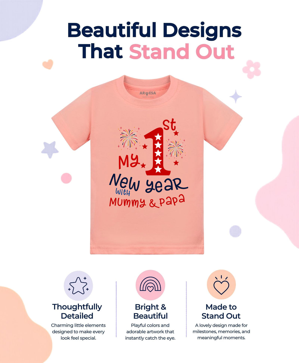 No | My First New Year - T-shirt
