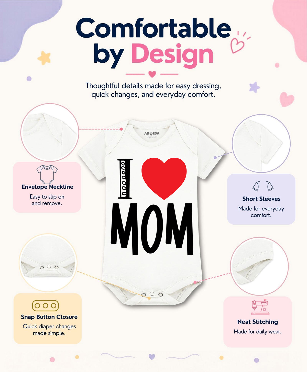 No | I Love Mom - Romper