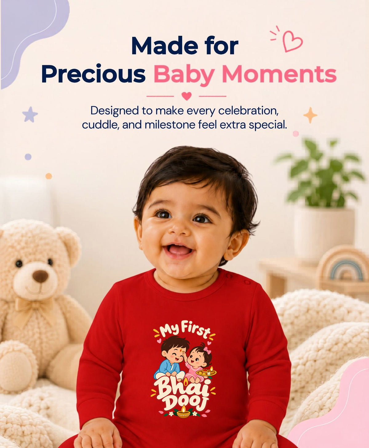 No | My First Bhaidooj Diwali - Jumpsuit