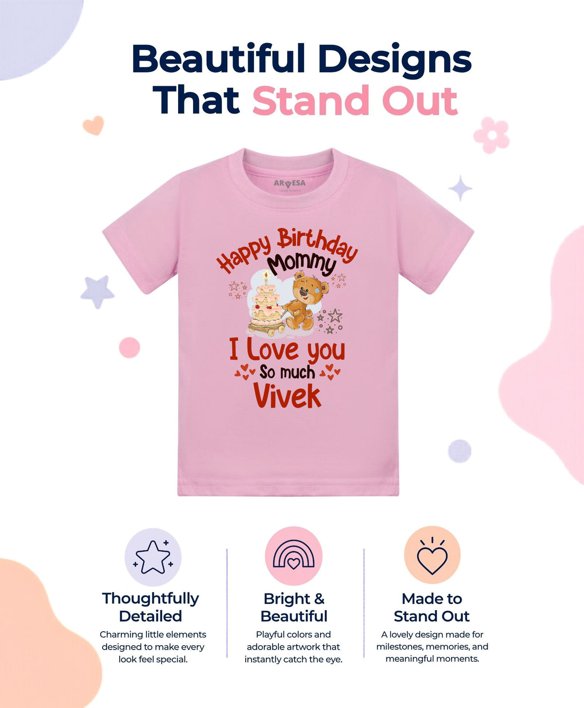 Yes | Happy Birthday Mummy. I Love You So Much Mom Birthday - T-shirt