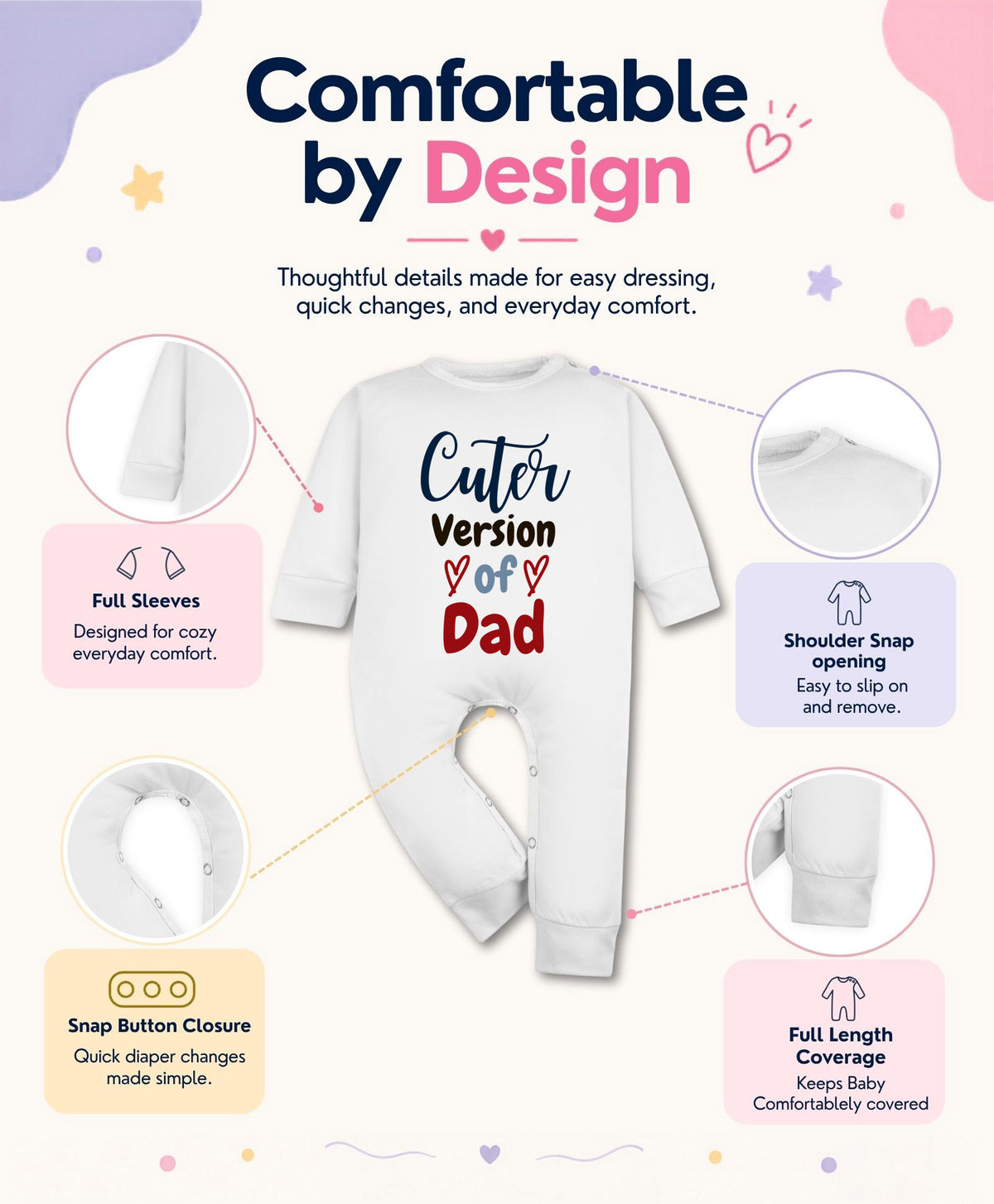No | Cuter Version Of Dad - Jumpsuit