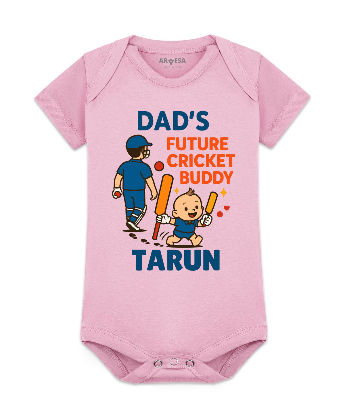 Yes | Dad's Future Cricket Buddy - Romper