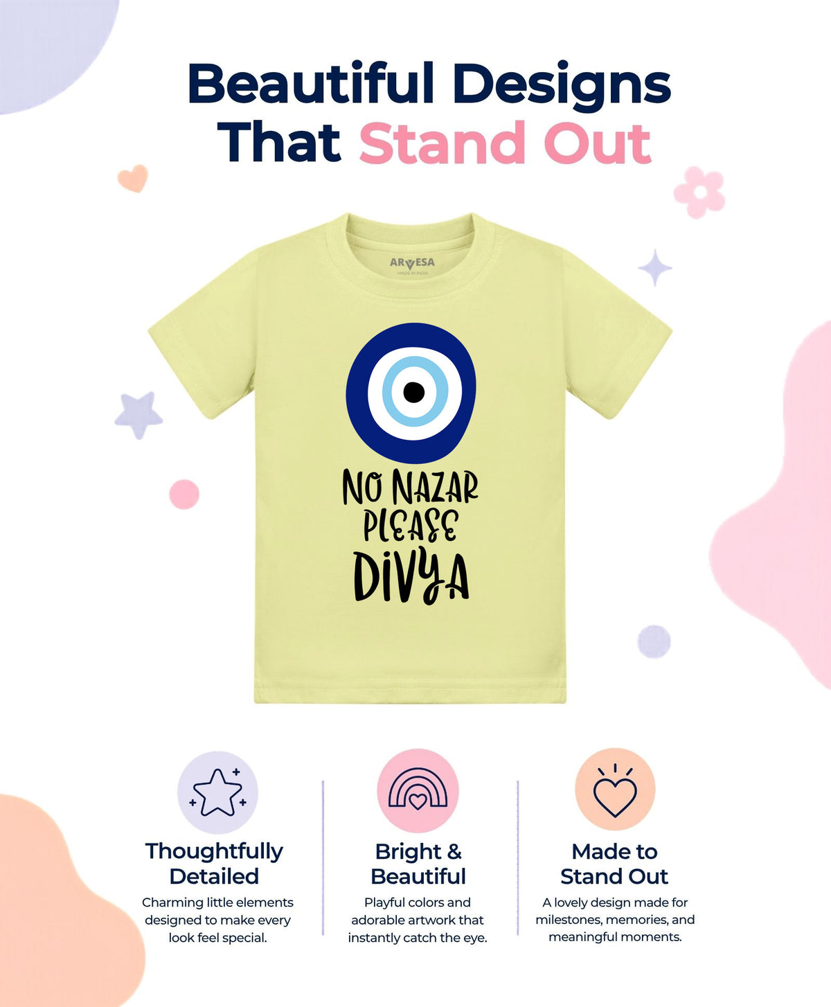 Yes | No Nazar Please Quirky - T-shirt