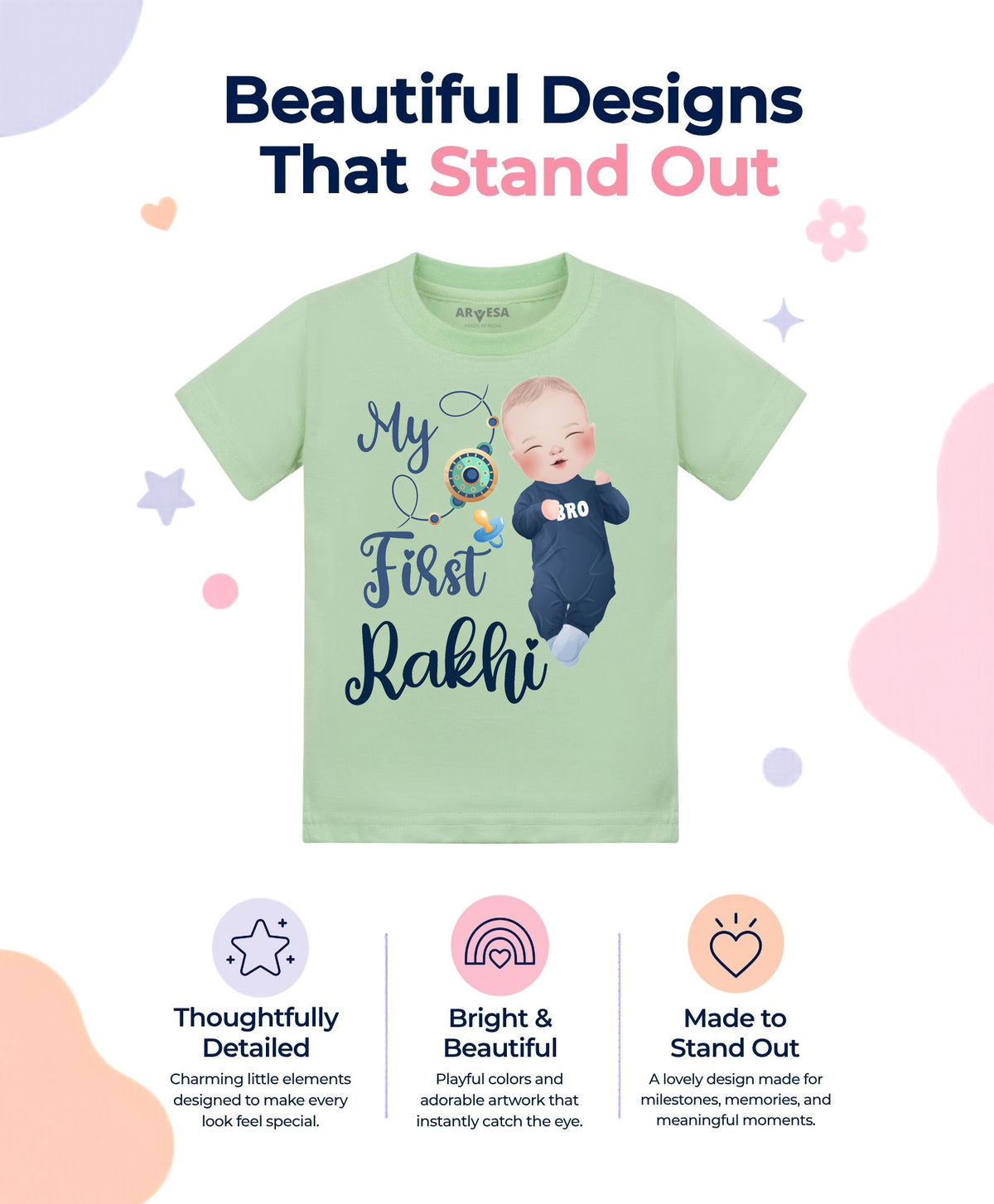 No | My First Rakhi - T-shirt