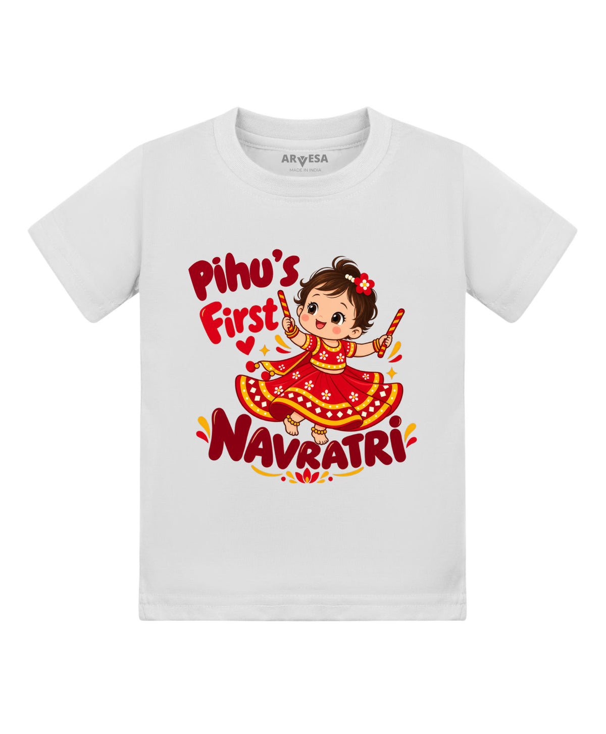 Yes | My First Navratri - T-shirt