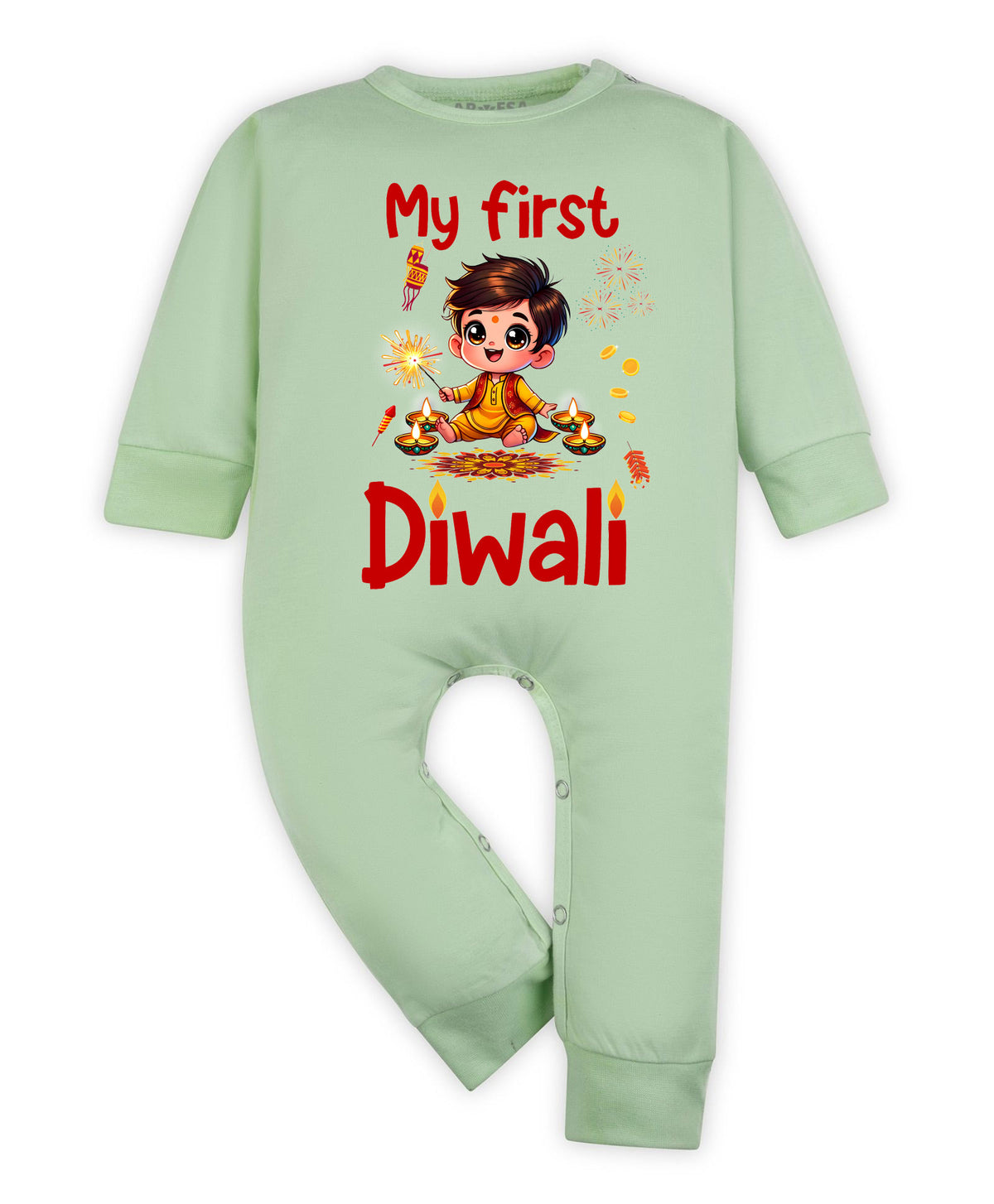 No | My First Diwali - Jumpsuit