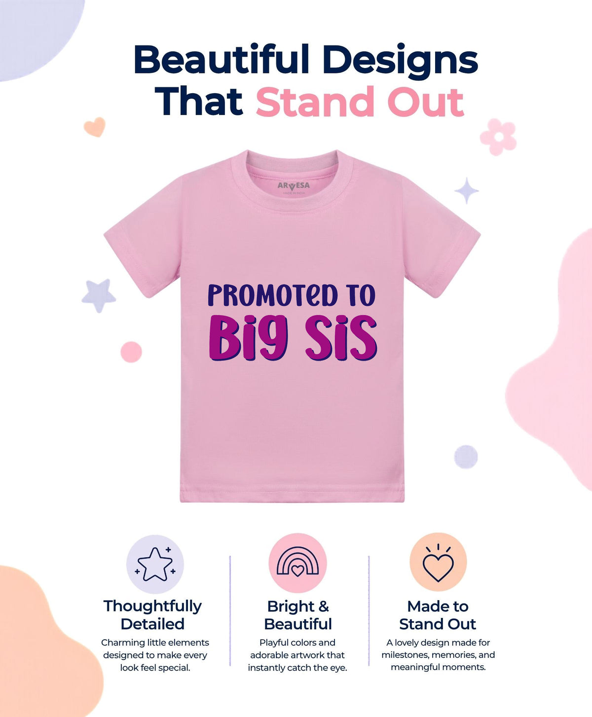 No | Promoted To Big Sis Sister - T-shirt