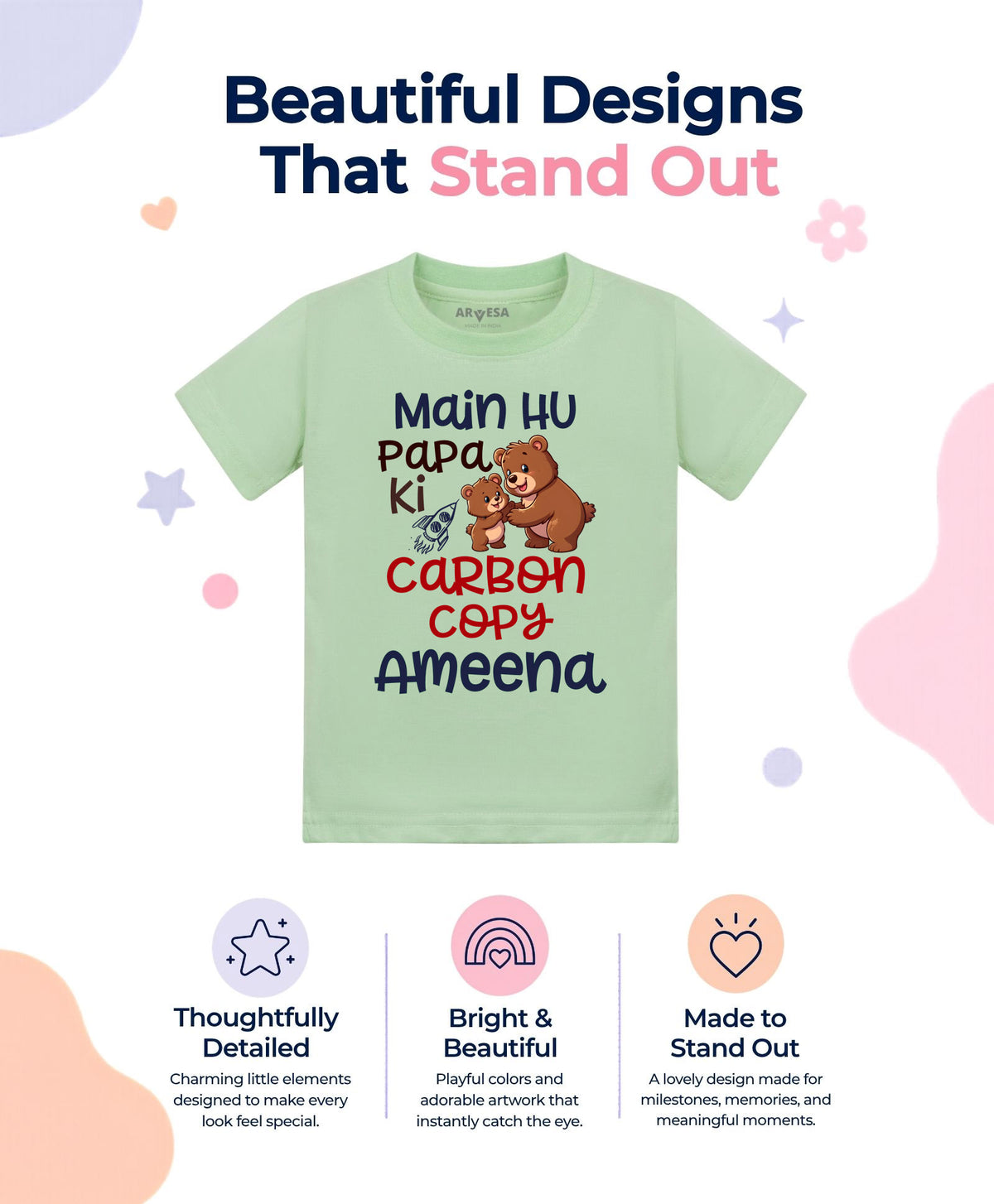 Yes | Mai Hu Papa Ki Carbon Copy Dad - T-shirt