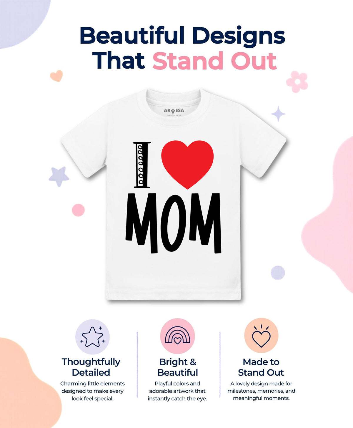 No | I Love Mom - T-shirt