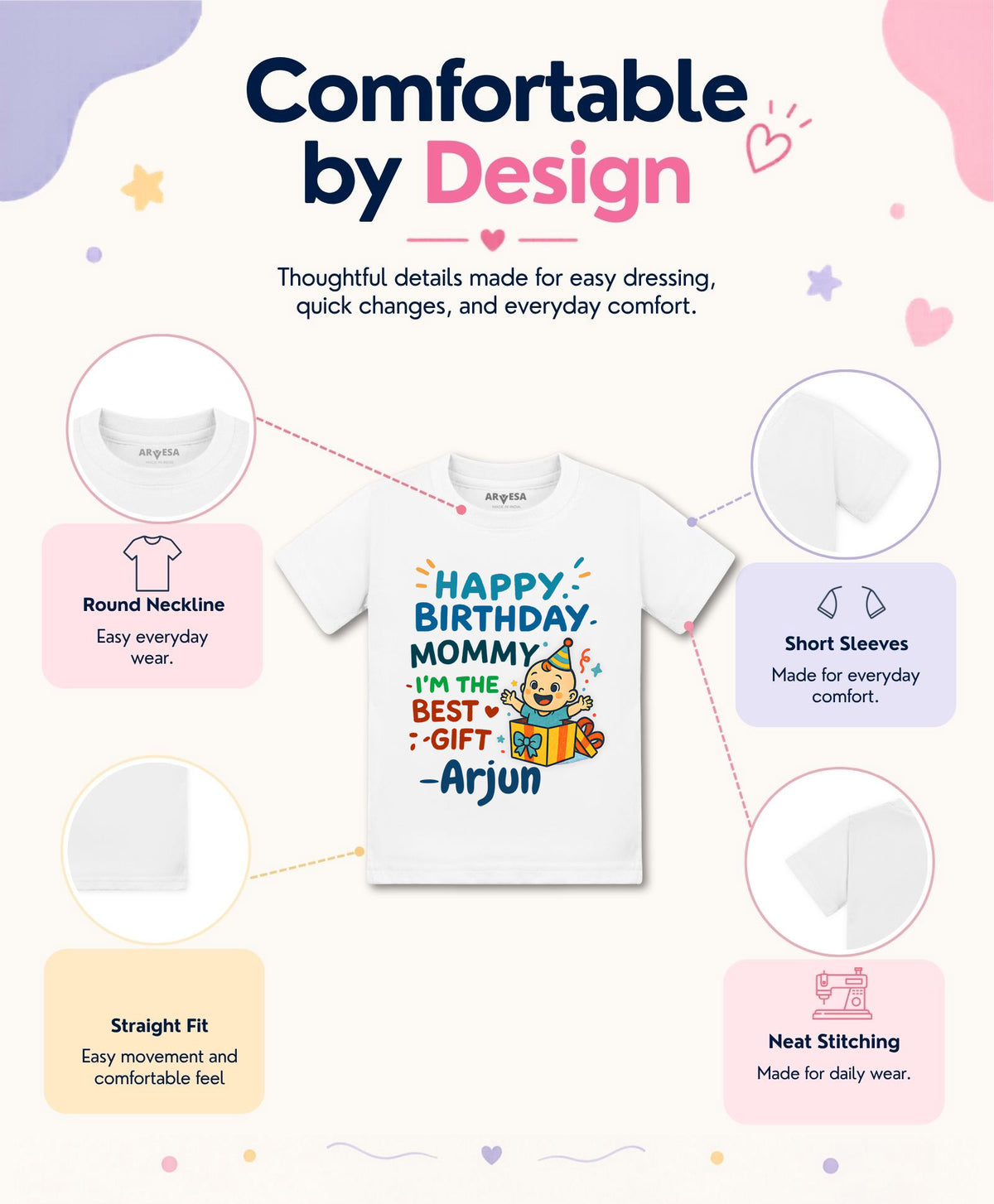 Yes | Happy Birthday Mommy I'm The Best Gift Mom Birthday - T-shirt
