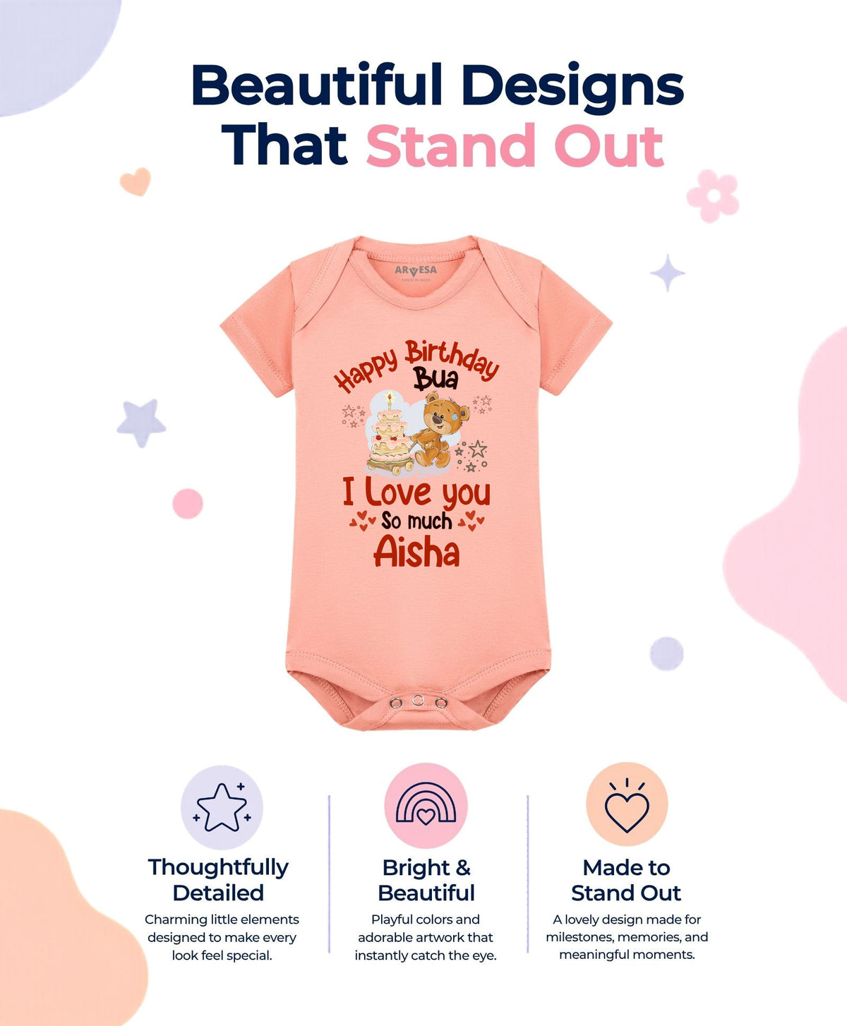 Yes | Happy Birthday Bua Family Birthday - Romper