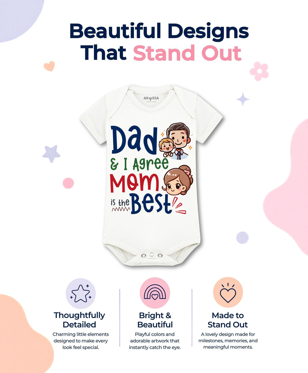 No | Daddy & I Agree Mommy Is Best - Romper