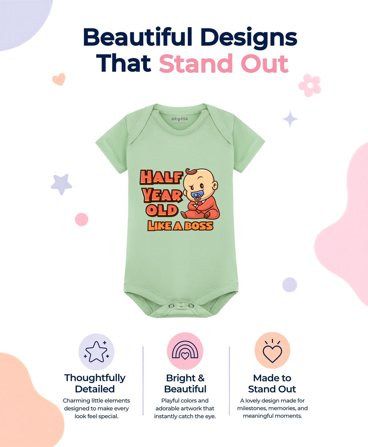 No | Half Birthday - Romper