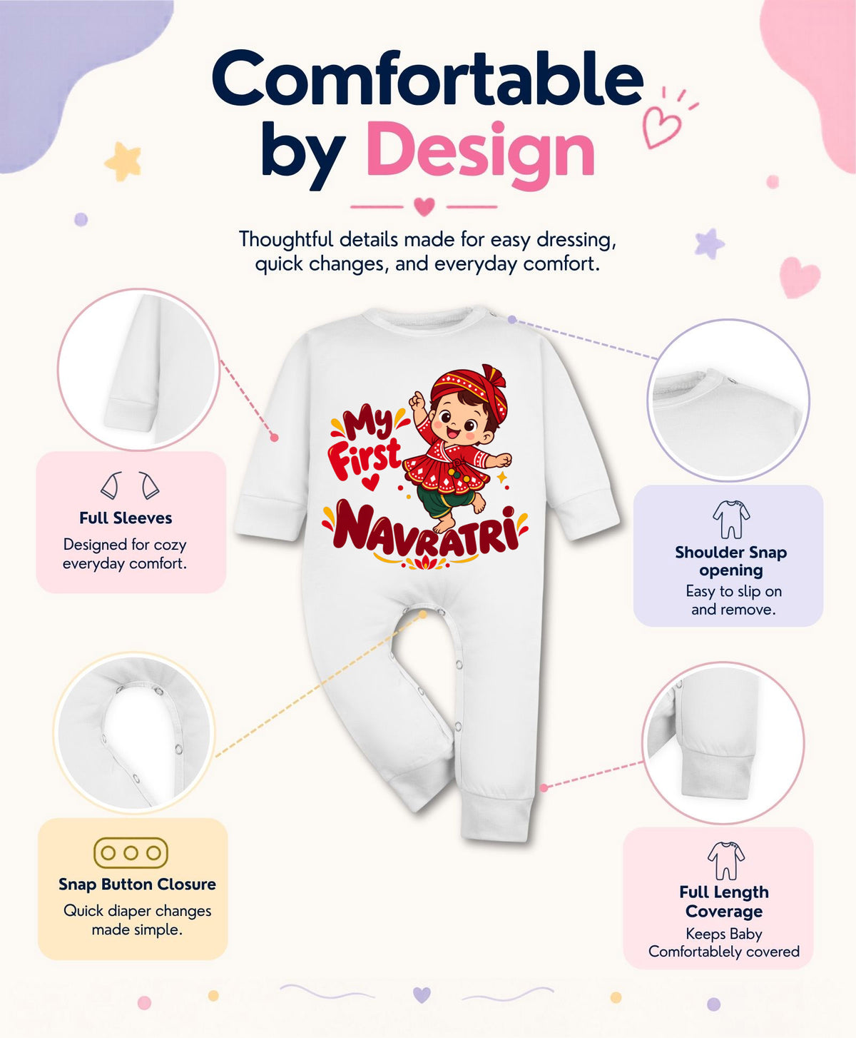 No | My First Navratri - Jumpsuit