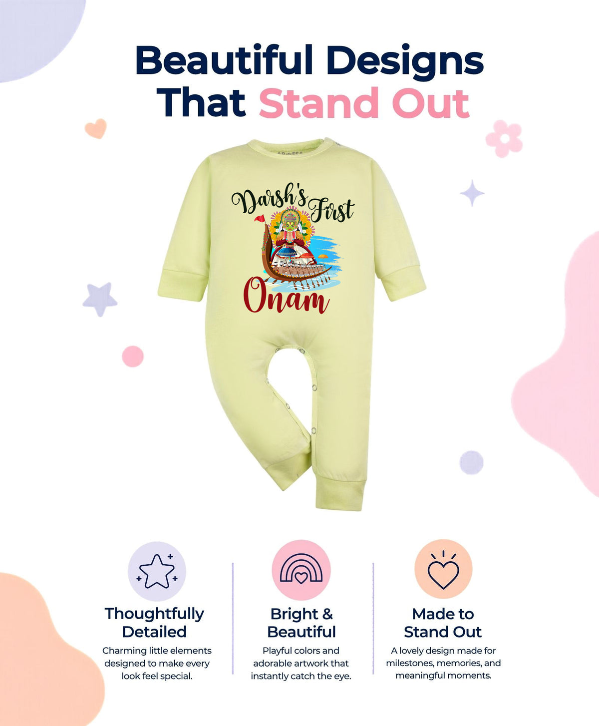 Yes | My First Onam - Jumpsuit