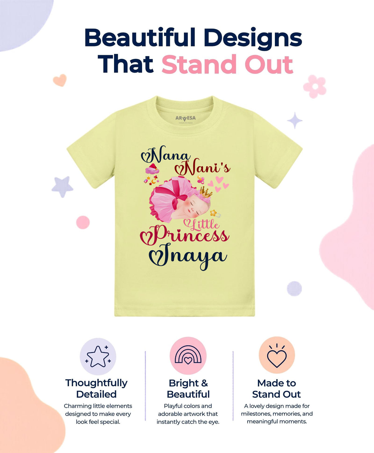 Yes | Nana Nani Little Princess - T-shirt