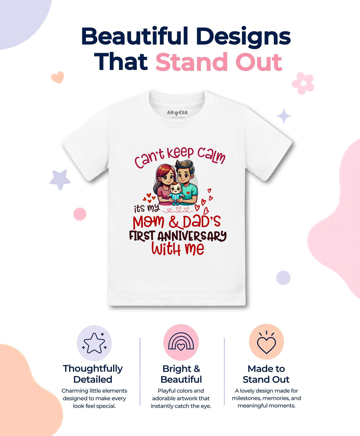 No | First Anniversary With Mom And Dad Mom Dad Anniversary - T-shirt