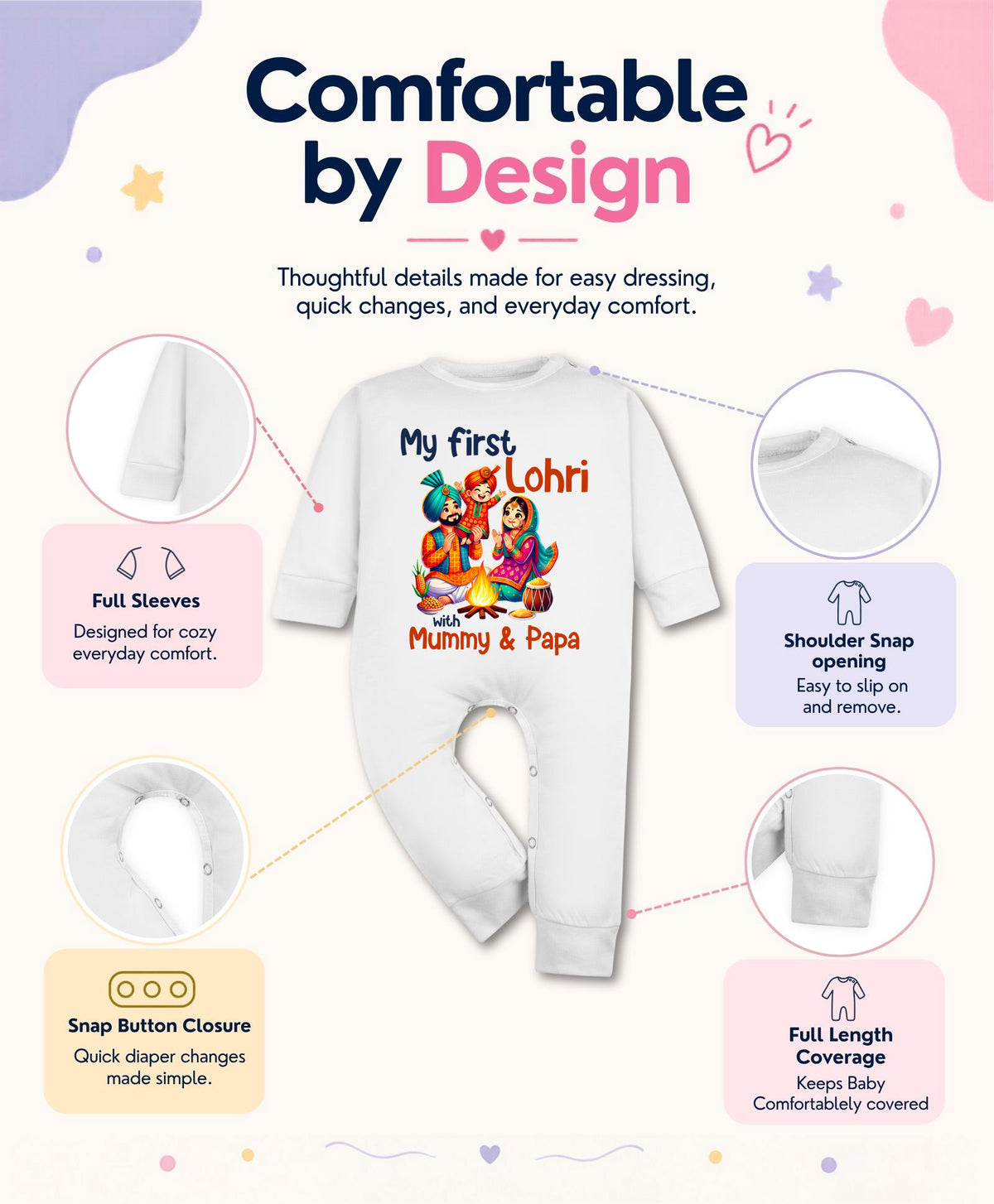 No | My First Lohri - Jumpsuit
