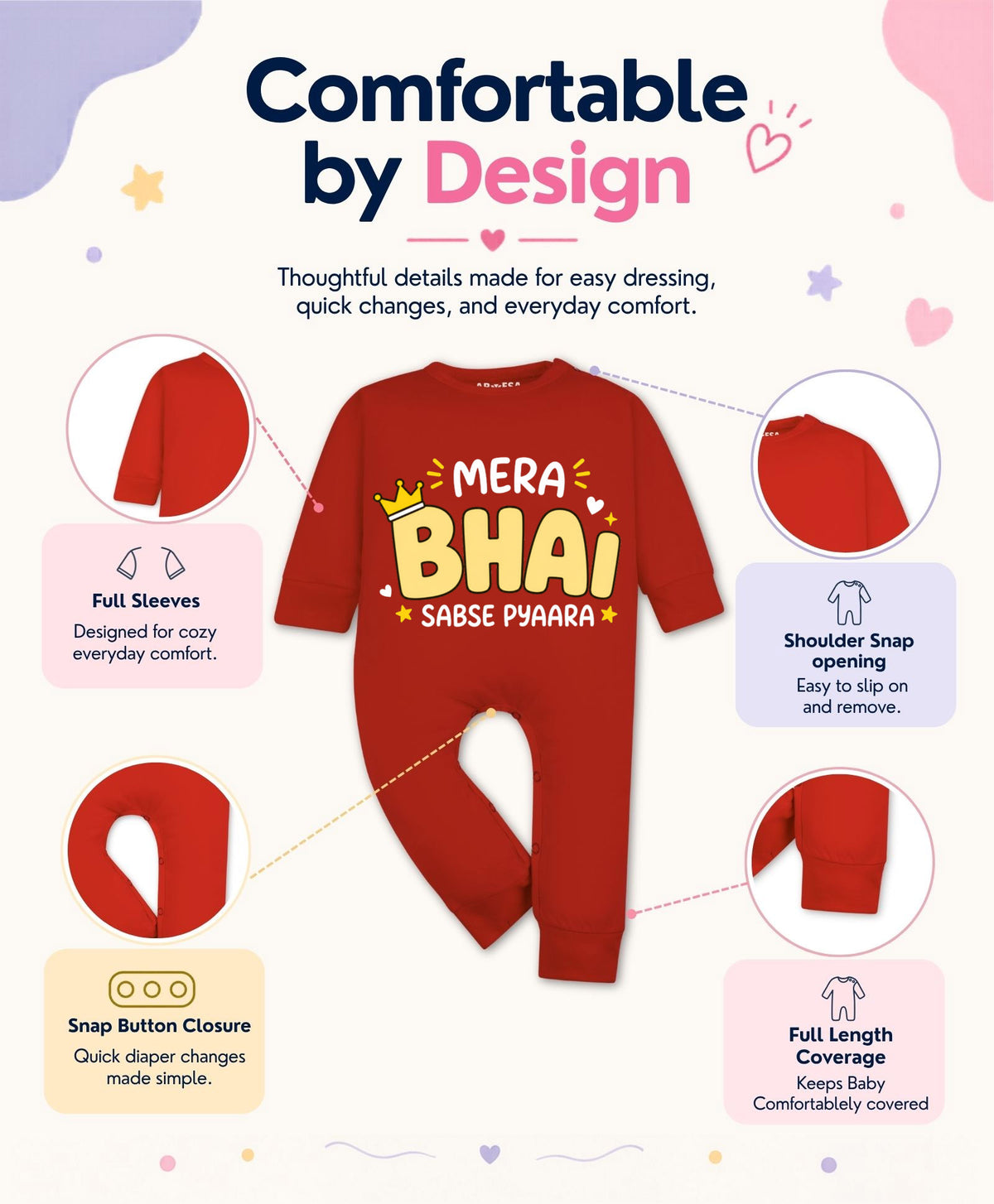 Mera Bhai Sabse Pyaara Brother - Jumpsuit