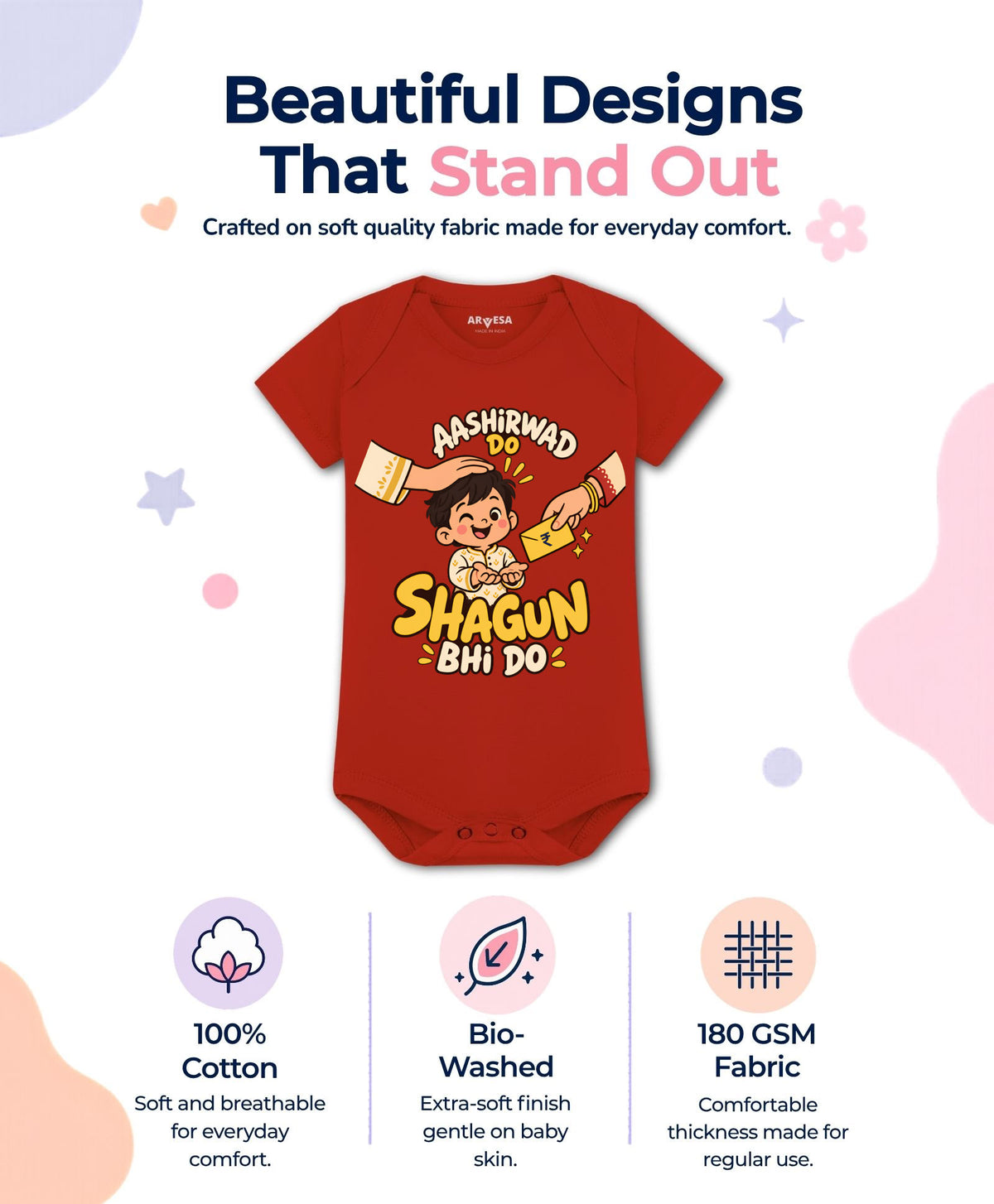Aashirwad Do Shagun Bhi Do Diwali - Romper