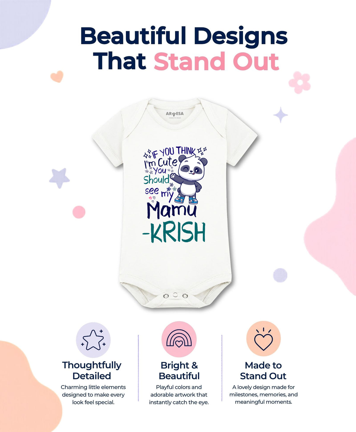 Yes | I Am Cute You Should See My Mamu - Romper