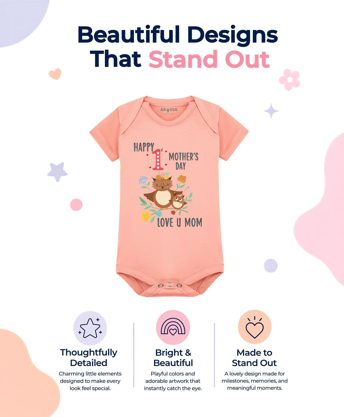 No | Happy Mother Days Mothers Day - Romper