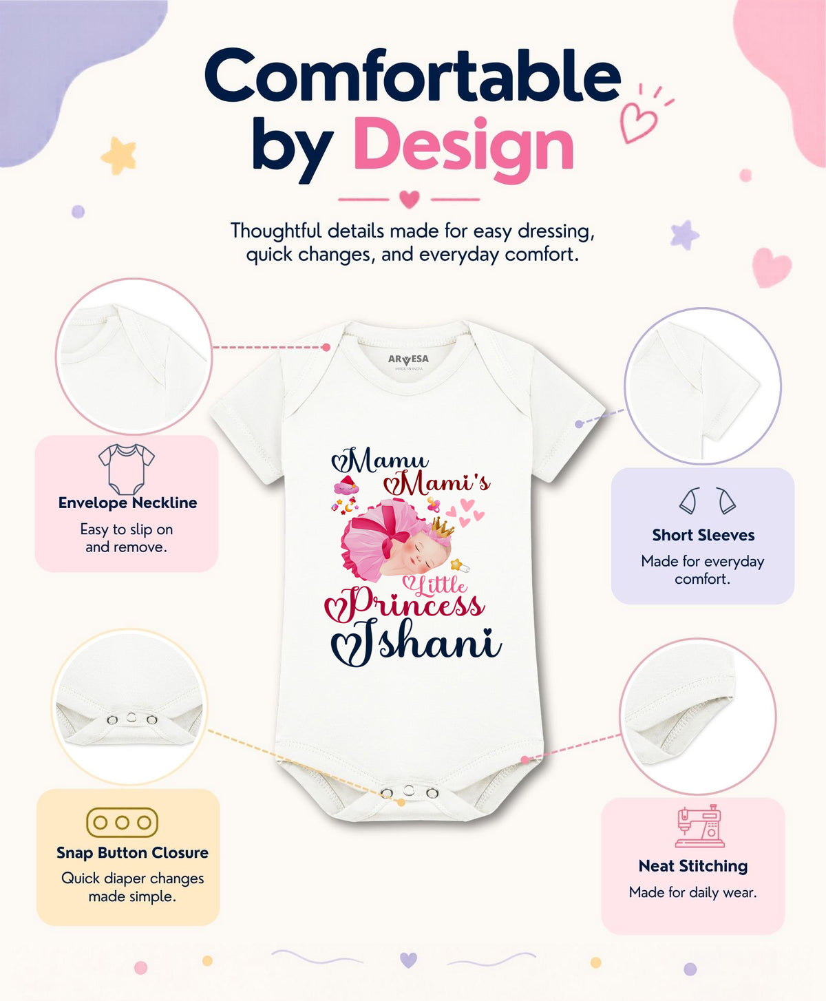 Yes | Mamu Mami Little Princess - Romper