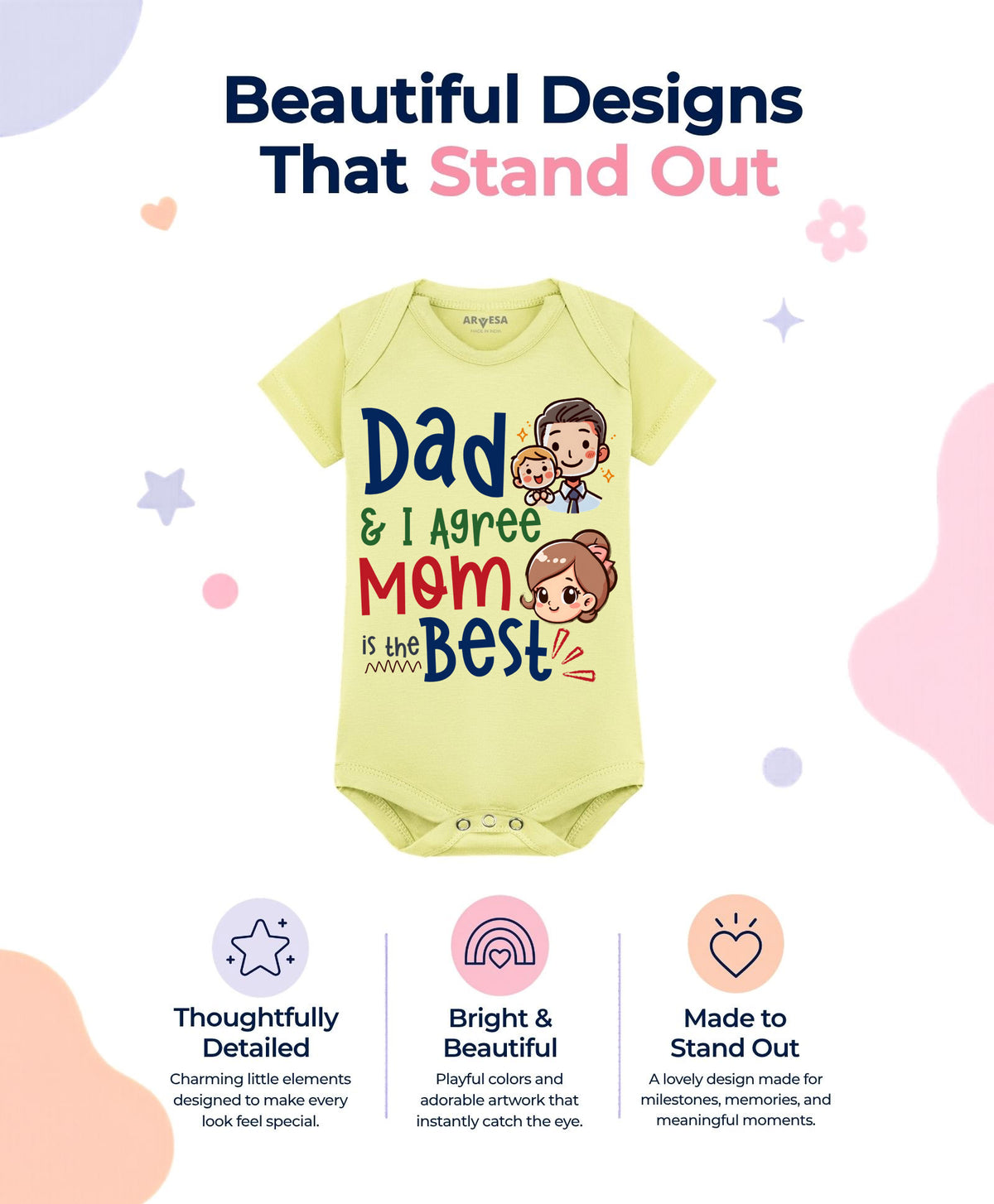 No | Daddy & I Agree Mommy Is Best - Romper