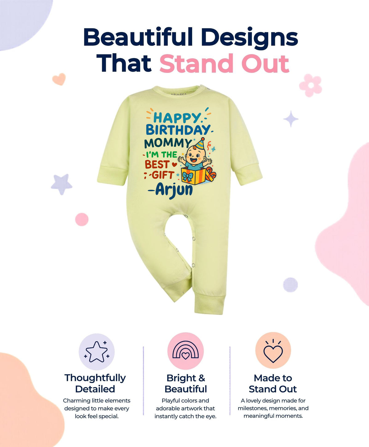 Yes | Happy Birthday Mommy I'm The Best Gift Mom Birthday - Jumpsuit