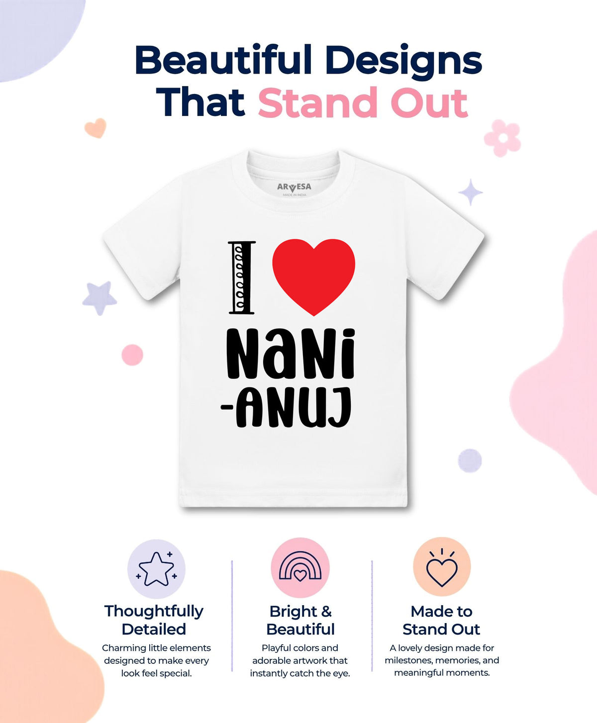 Yes | I Love Nani Nana Nani - T-shirt