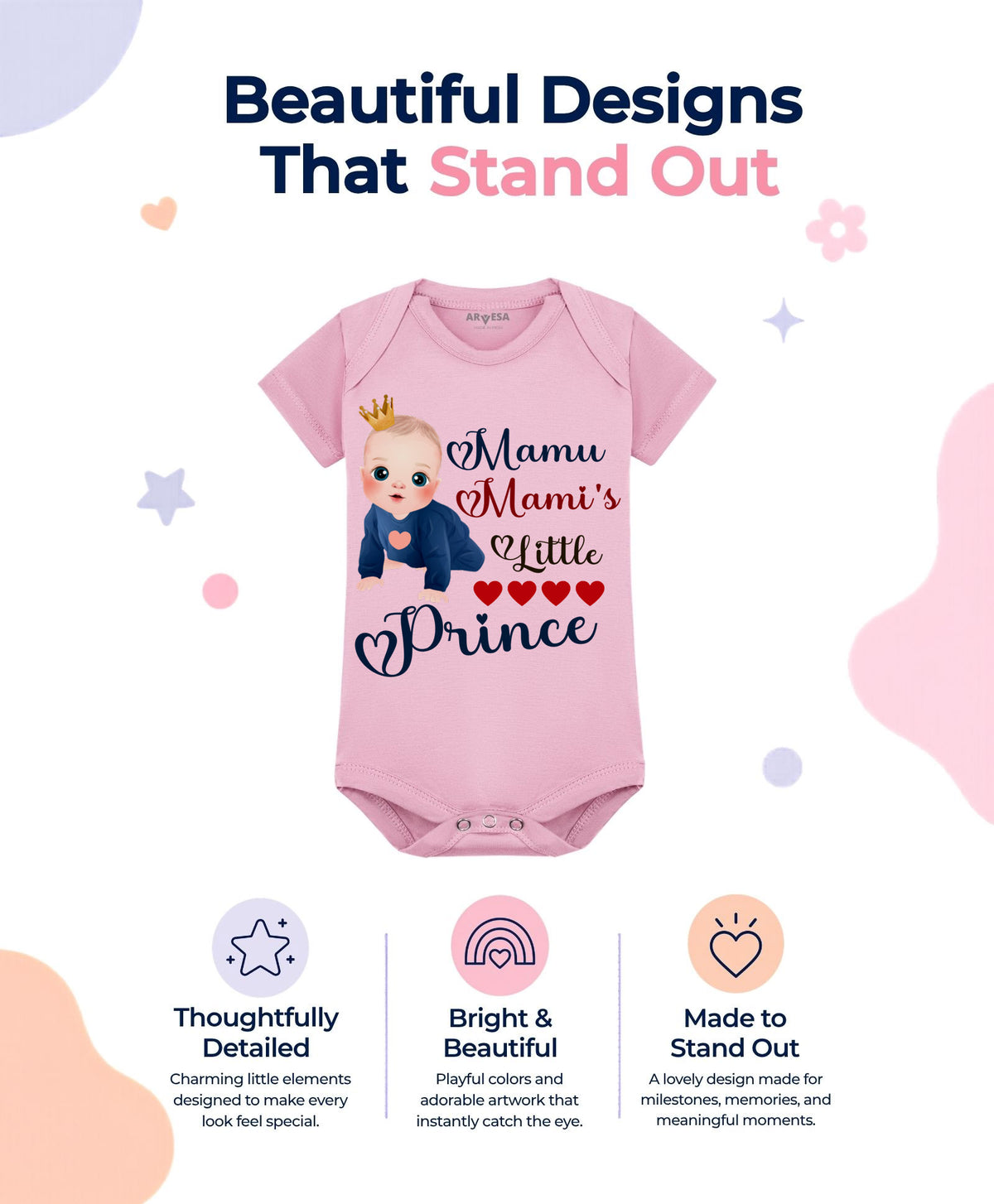 No | Mamu Mami'S Little Prince - Romper