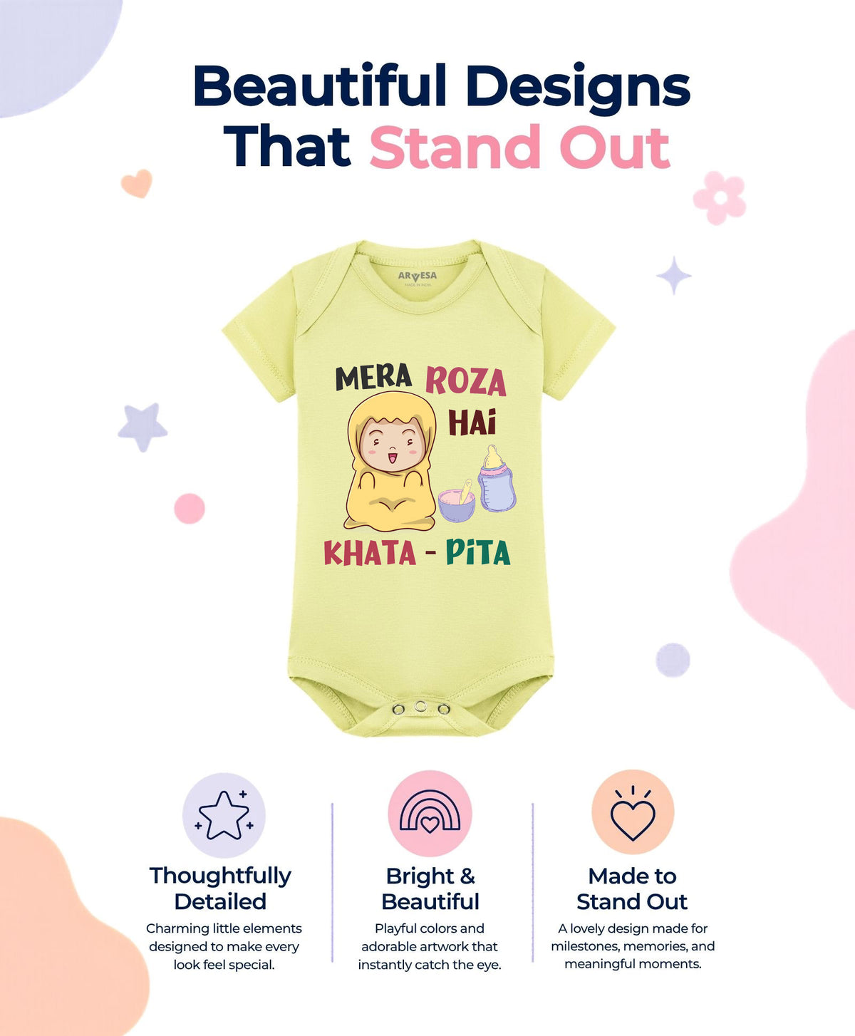 No | Mera Roza Hai Ramadan - Romper