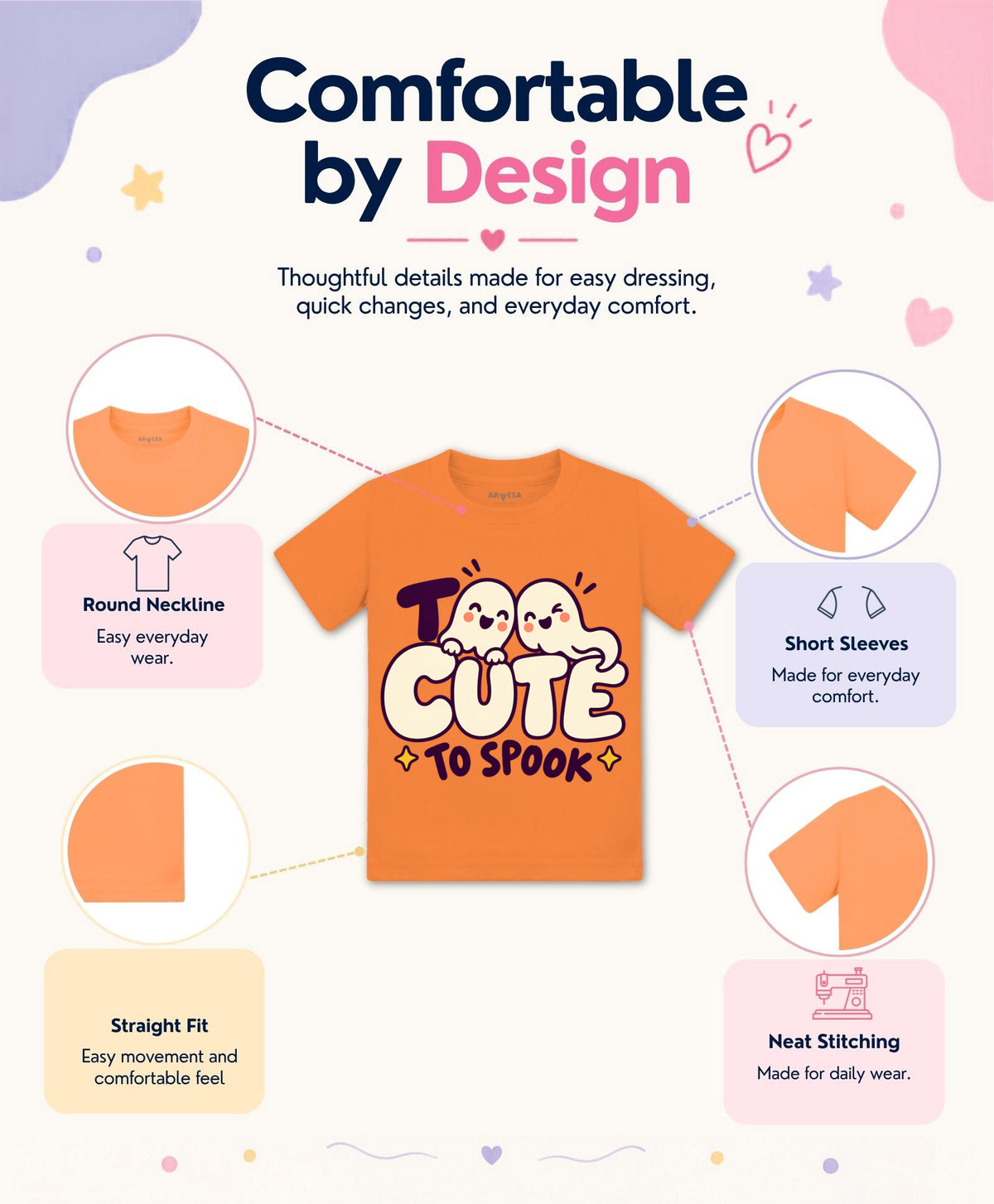 Too cute to spook Halloween - T-shirt