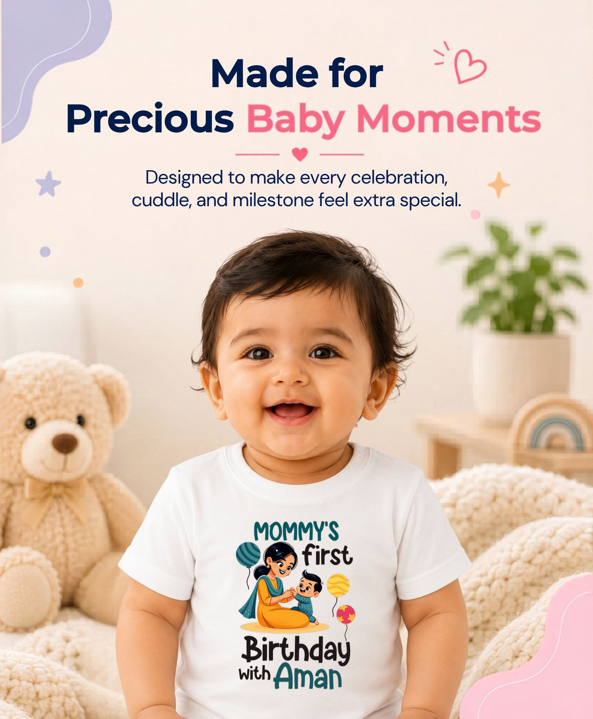 Yes | Mommy First Birthday With Me Mom Birthday - T-shirt